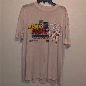 Vintage 1992 easter Daytona Beach run t shirt
